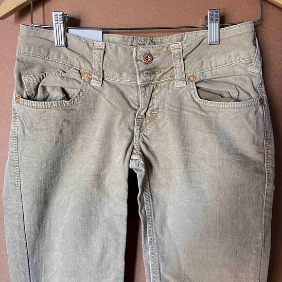 Zara Trafaluc TRF 'Denim Rules' BNWT Skinny Women's Jean Size 2 Tan - Picture 8 of 13